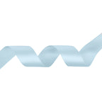 1m Double Sided Satin Ribbon-Sky Blue
