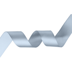 1m Double Sided Satin Ribbon-Silver