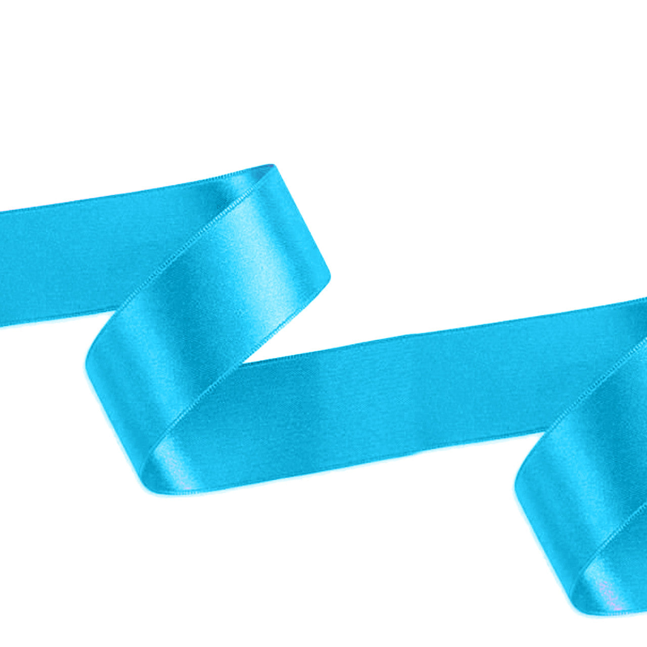 1m Double Sided Satin Ribbon-Turquoise