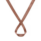 1m Double Sided Satin Ribbon- Deep Rose Gold