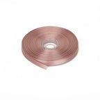 1m Double Sided Satin Ribbon- Roze Gold