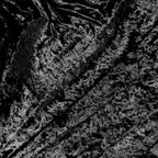 Round Crushed Velvet Tablecloth - Black