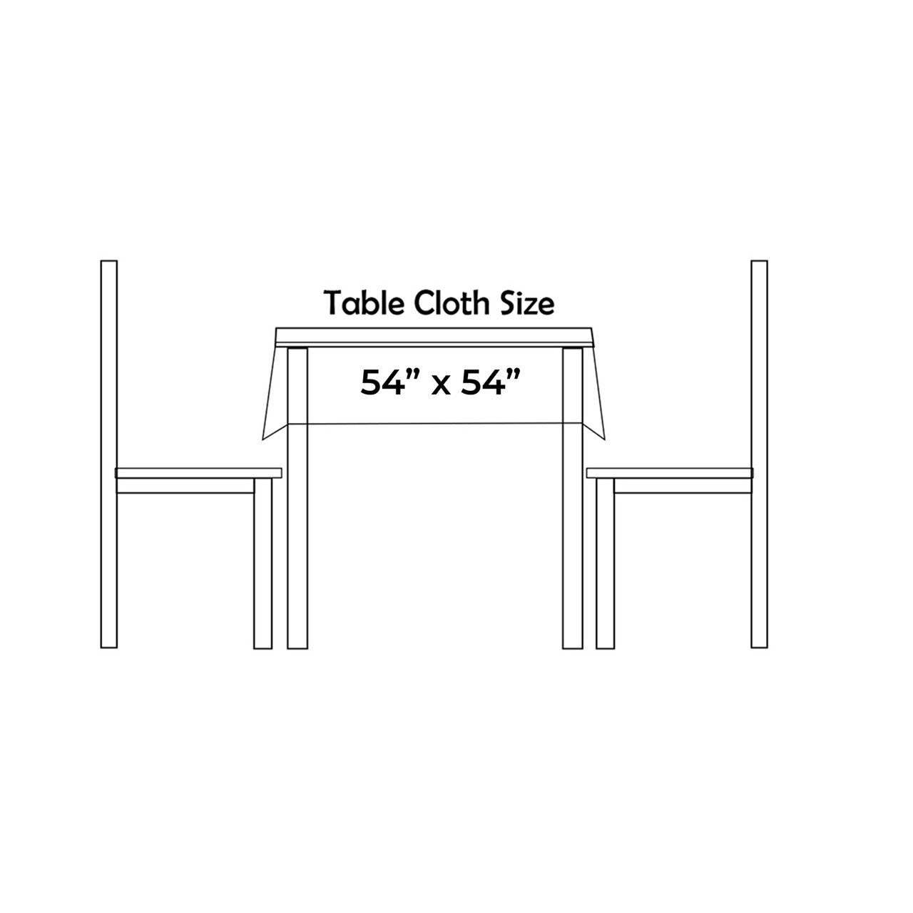 Square Crushed Velvet Tablecloth - Gold