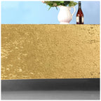 Square Crushed Velvet Tablecloth - Gold