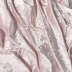 Square Crushed Velvet Tablecloth - Rose Pink