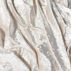 Round Crushed Velvet Tablecloth - Blush Pink