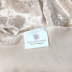 Rectangle Crushed Velvet Tablecloth - Blush Pink
