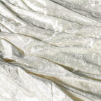 Rectangle Crushed Velvet Tablecloth - Ivory