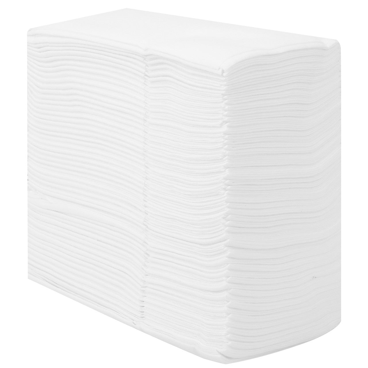 White Disposable Napkin Cutlery Holders - 50pcs