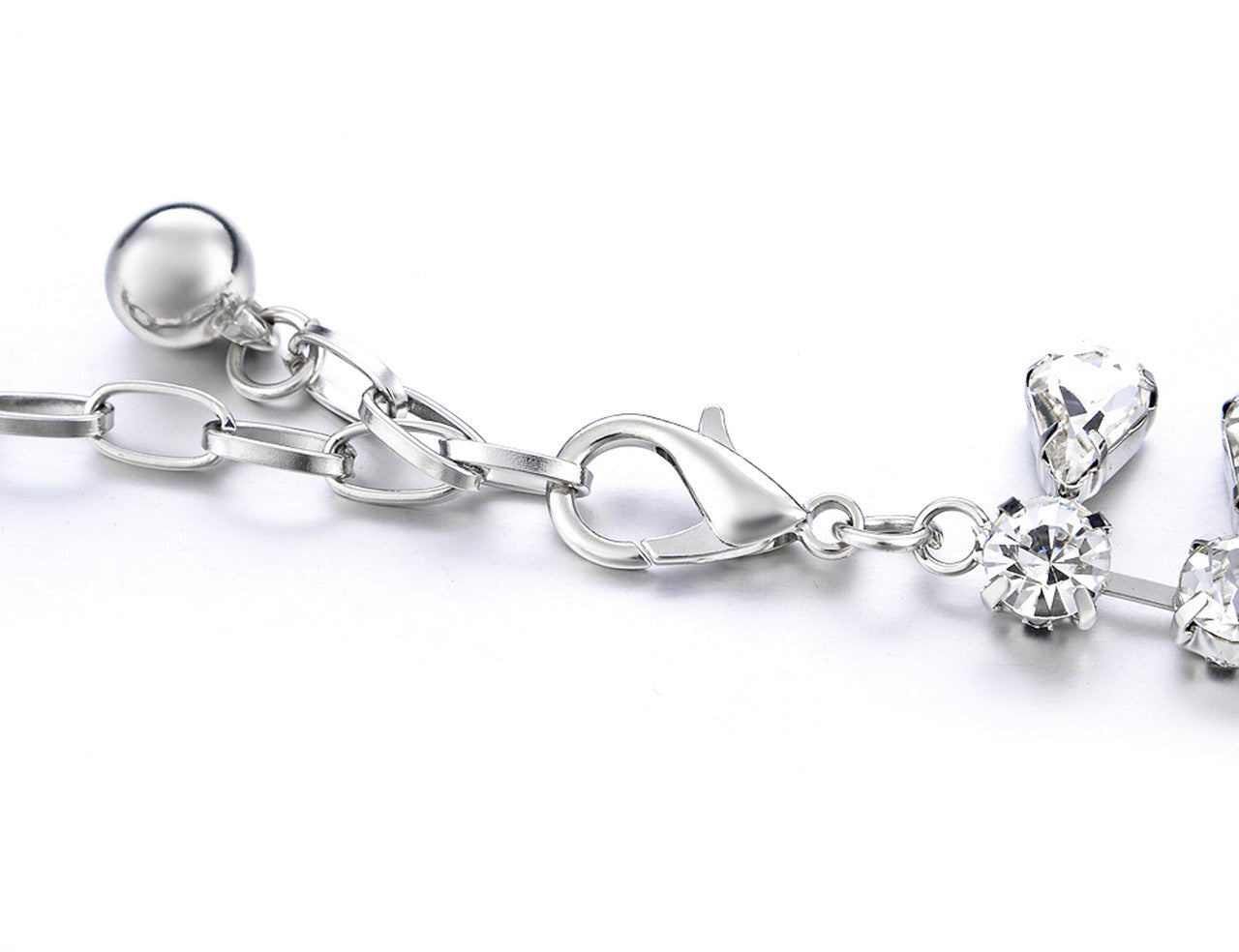 Diamante Belt with Tear Drop Crystals
