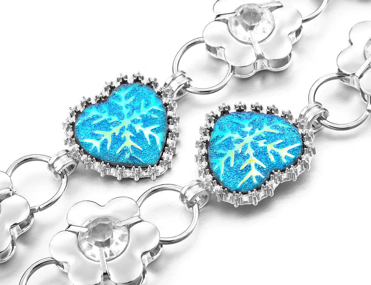 Charms Belt with Heart - Blue