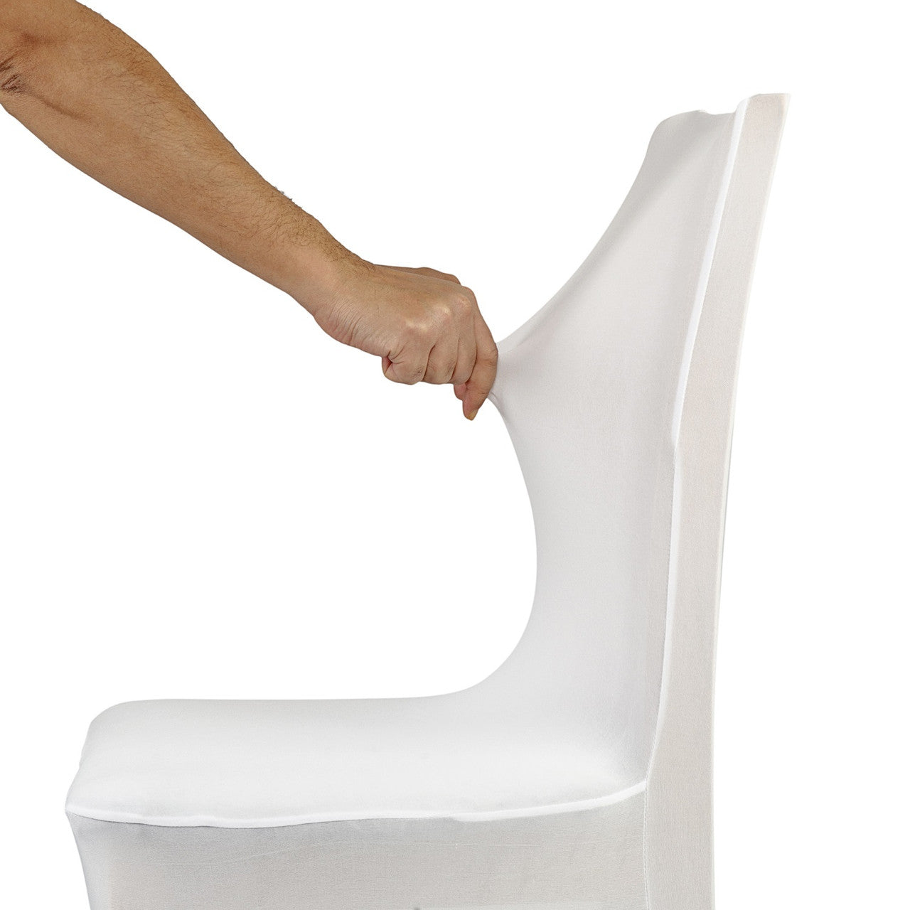 140GSM Spandex Chair Cover - White