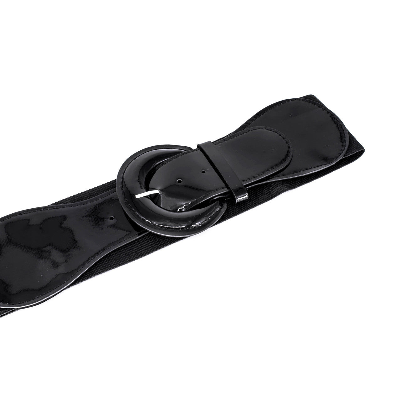 Shiny D Shape Buckle Belt