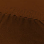 Short Velvet-Touch Spandex Chair Cover - Dark Brown