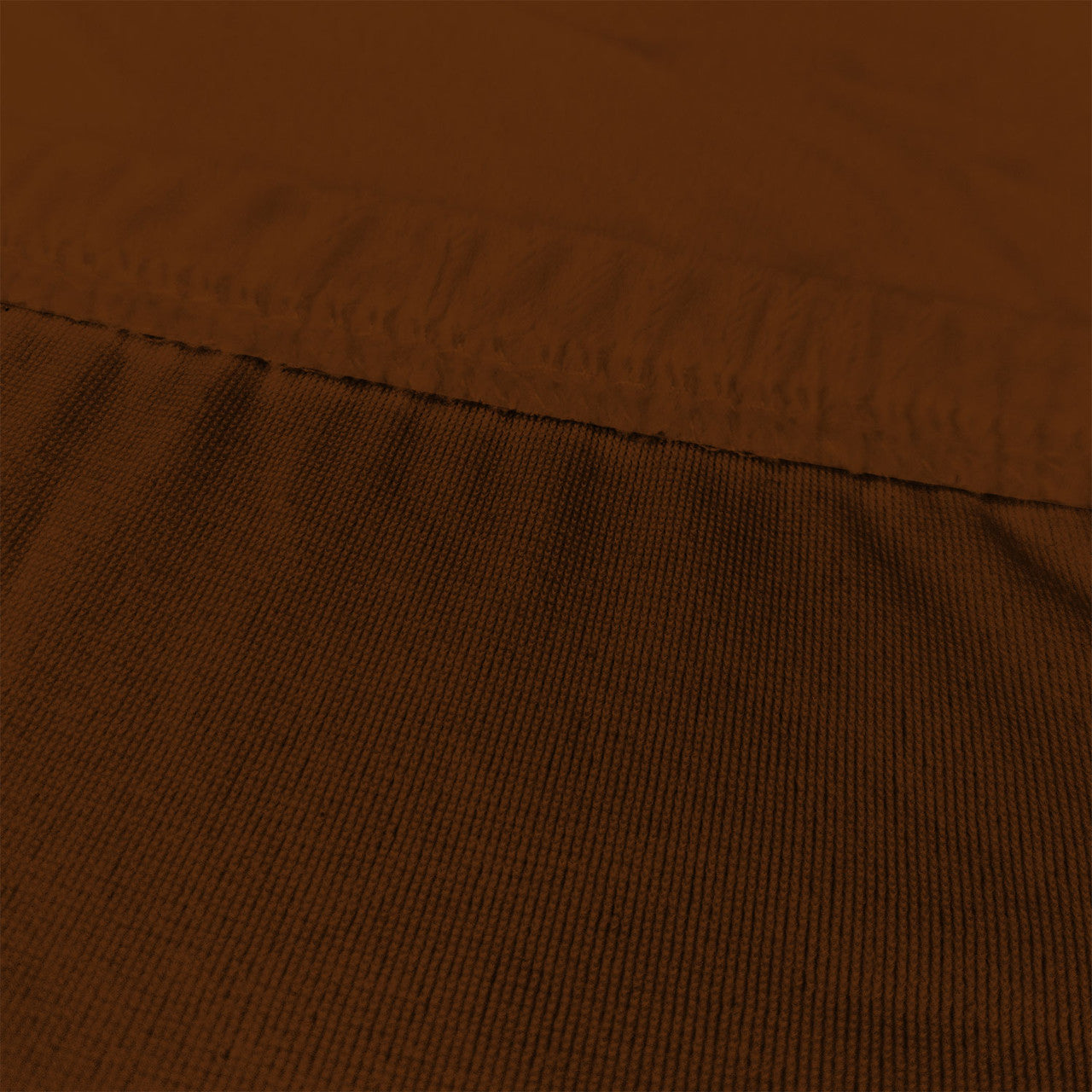 Short Velvet-Touch Spandex Chair Cover - Dark Brown