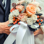 25m Double Sided Ribbon - Rose Gold