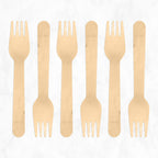 Wooden Forks - 100pcs