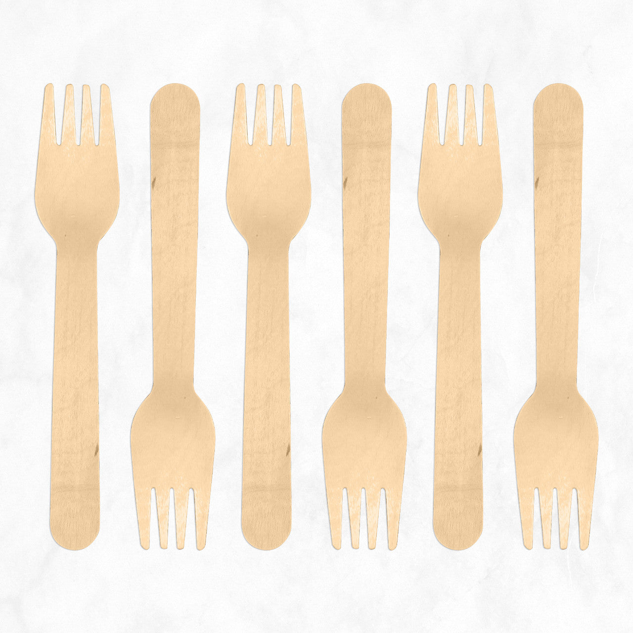 Wooden Forks - 100pcs