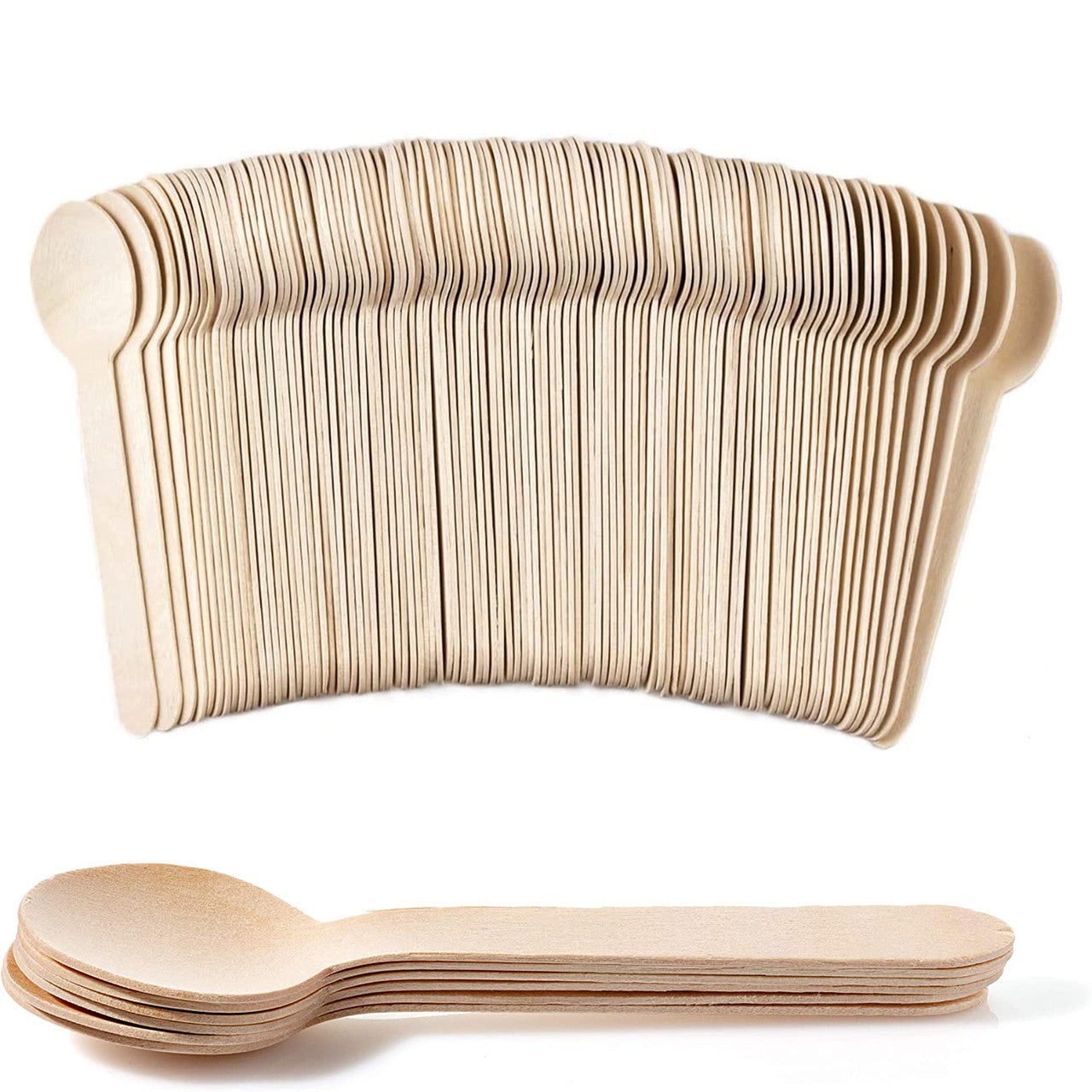 Wooden Spoons - 100pcs