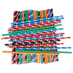 Multicolour Biodegradable Paper Straws