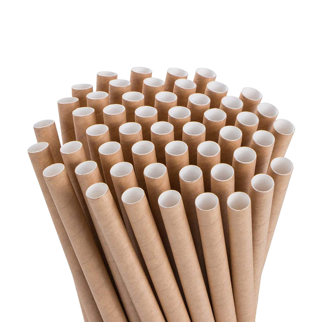Brown Biodegradable Paper Straws