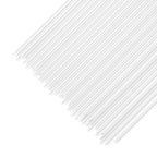 8" White Paper Straws