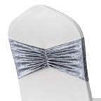 Velvet Chair Band - Silver