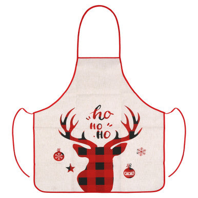 Unisex Christmas Apron – Ho Ho Ho Reindeer
