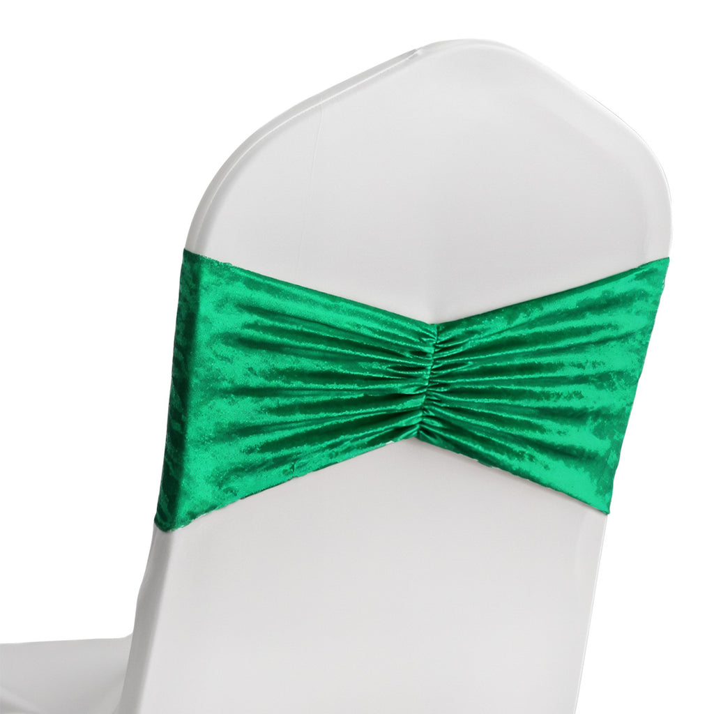 Velvet Chair Band - Emerald Green