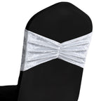 Velvet Chair Band - White