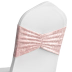 Velvet Chair Band - Rose Pink