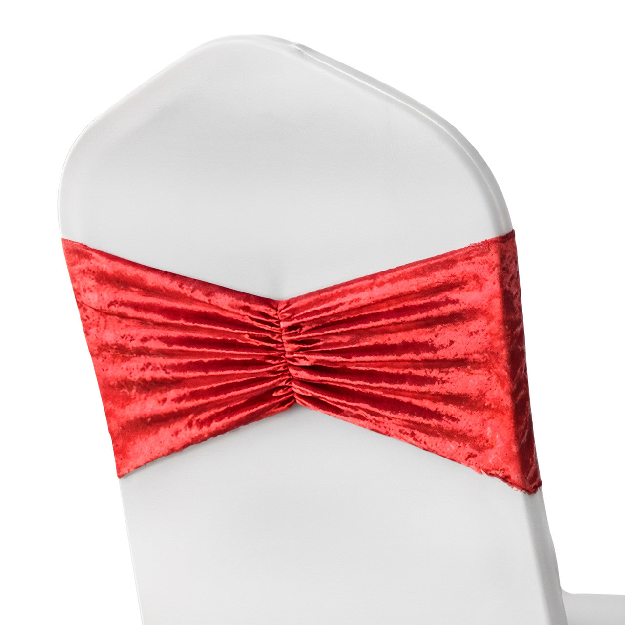 Velvet Chair Band - Red