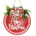 Merry Christmas Wooden Sign – Red & White