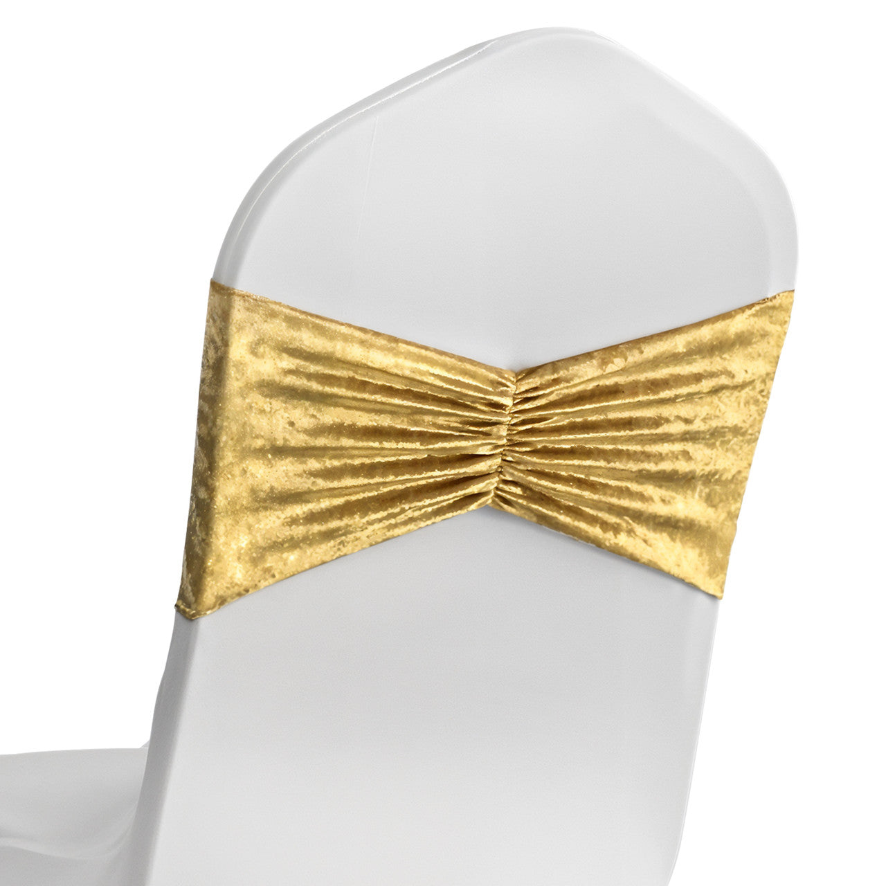 Velvet Chair Band - Gold