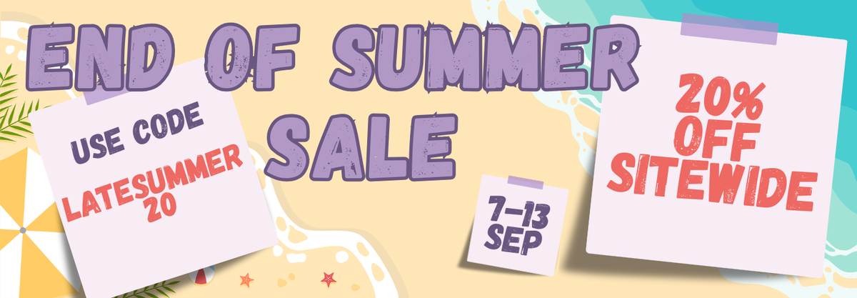 20% Off Sitewide - Code: LATESUMMER20