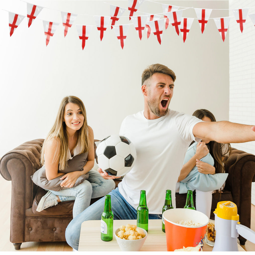 England Flag Bunting (Triangles) - 10m