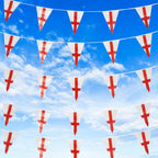 England Flag Bunting (Triangles) - 10m