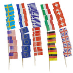 Cocktail Toothpick Stick Flags - 50pcs