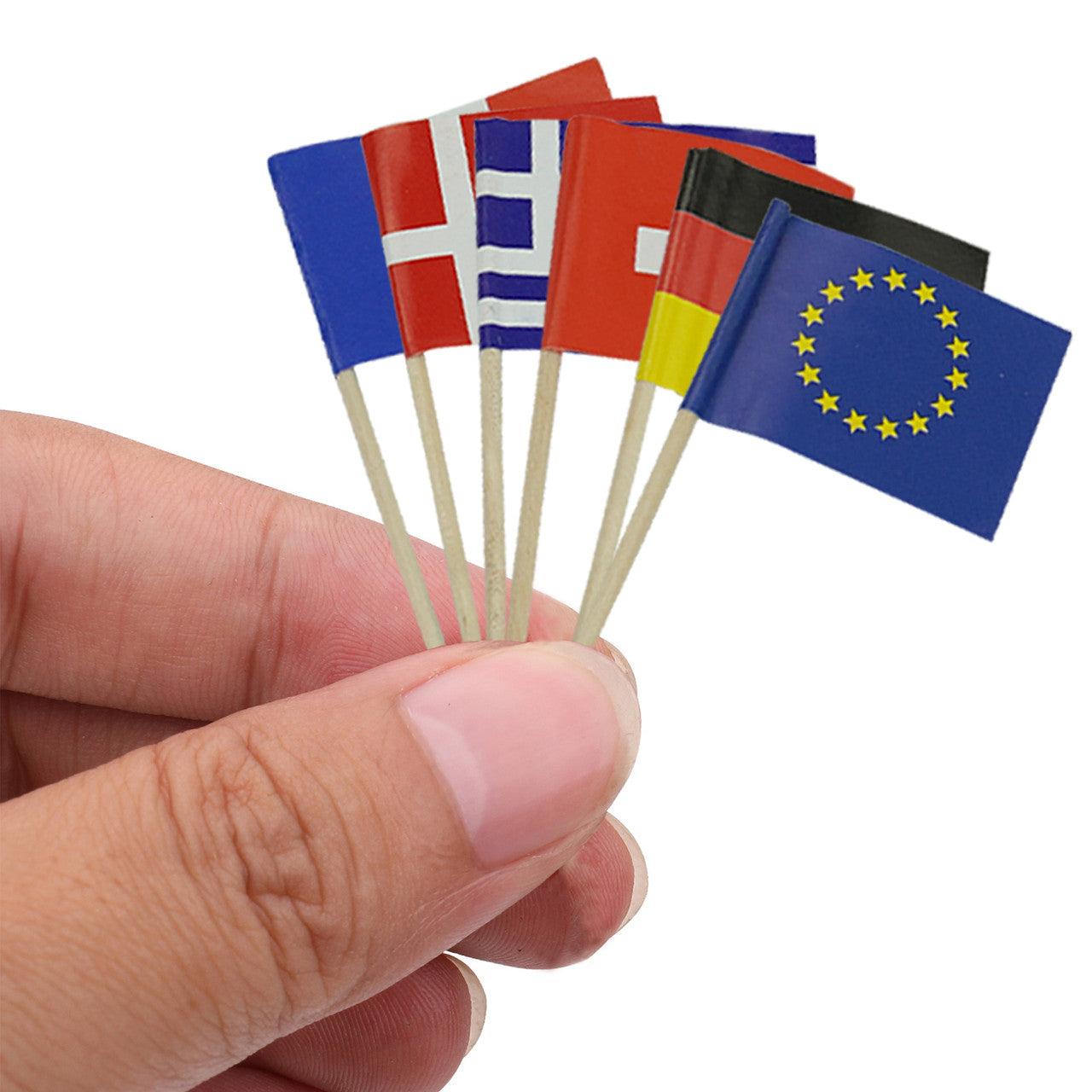 Cocktail Toothpick Stick Flags - 50pcs