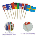 Cocktail Toothpick Stick Flags - 50pcs