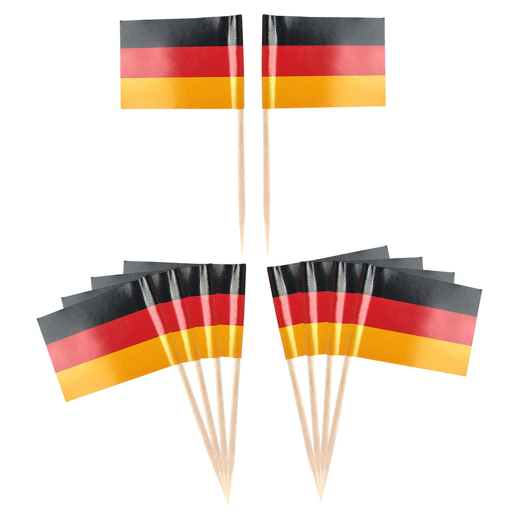 Germany Flag Printed Cocktail Sticks - 50pcs
