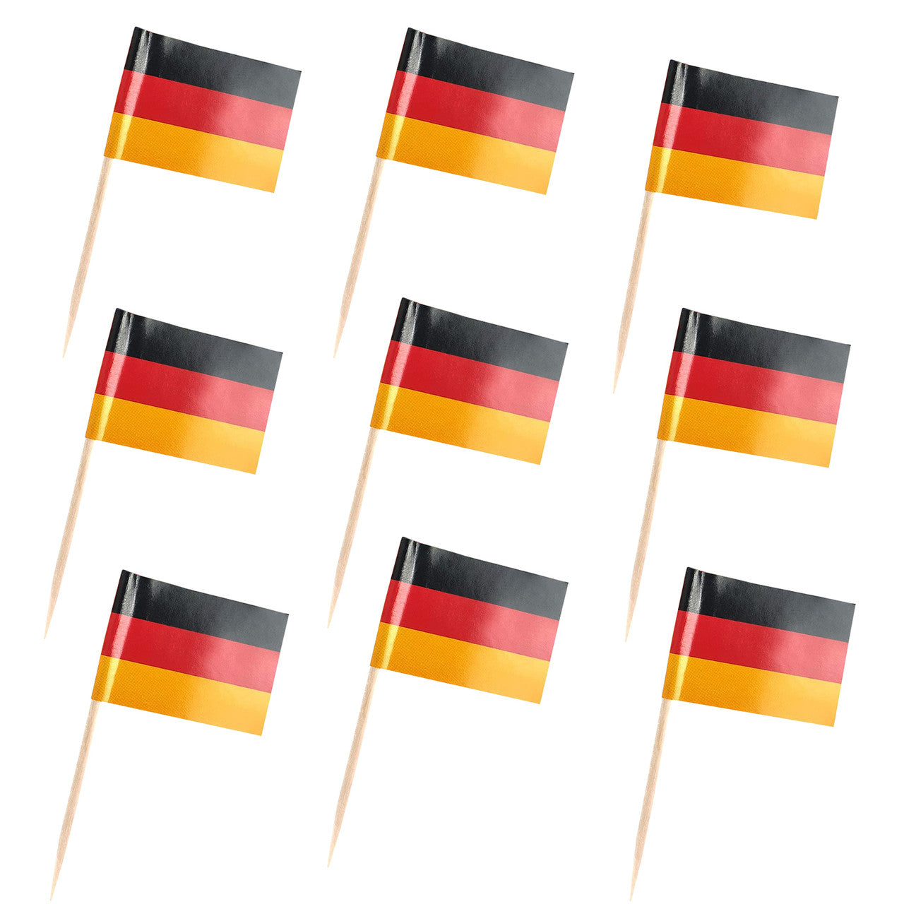 Germany Flag Printed Cocktail Sticks - 50pcs