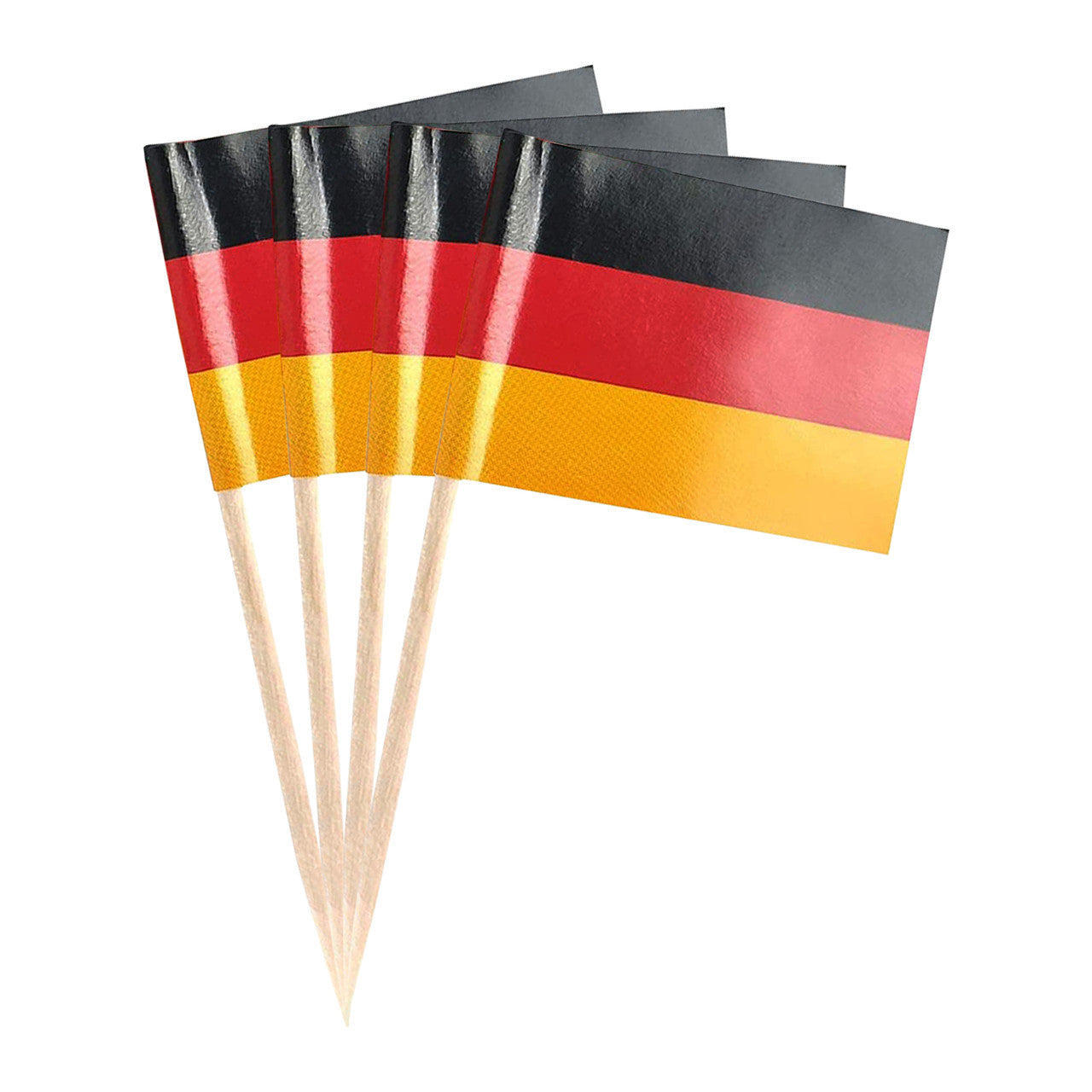 Germany Flag Printed Cocktail Sticks - 50pcs