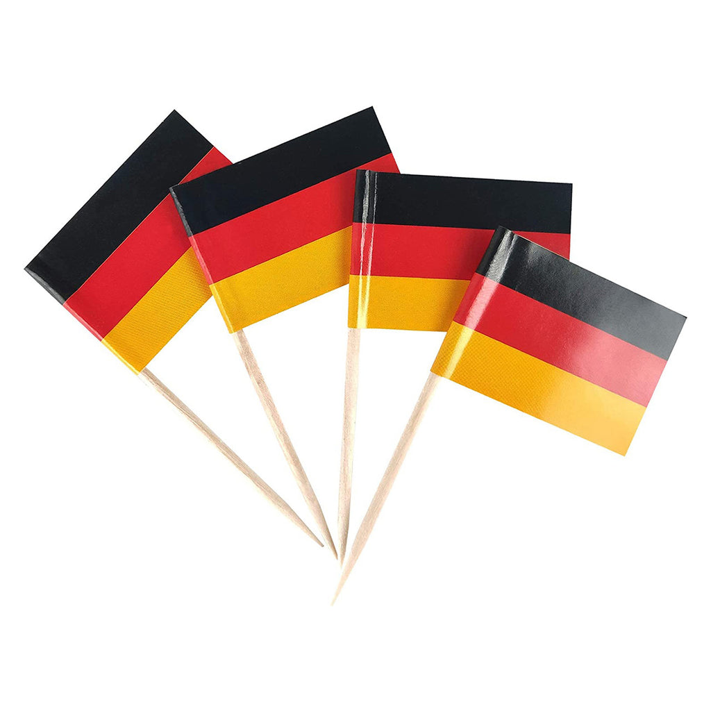Germany Flag Printed Cocktail Sticks - 50pcs