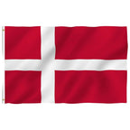Denmark Flag - 5ftx3ft