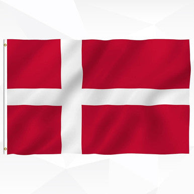 Denmark Flag - 5ftx3ft