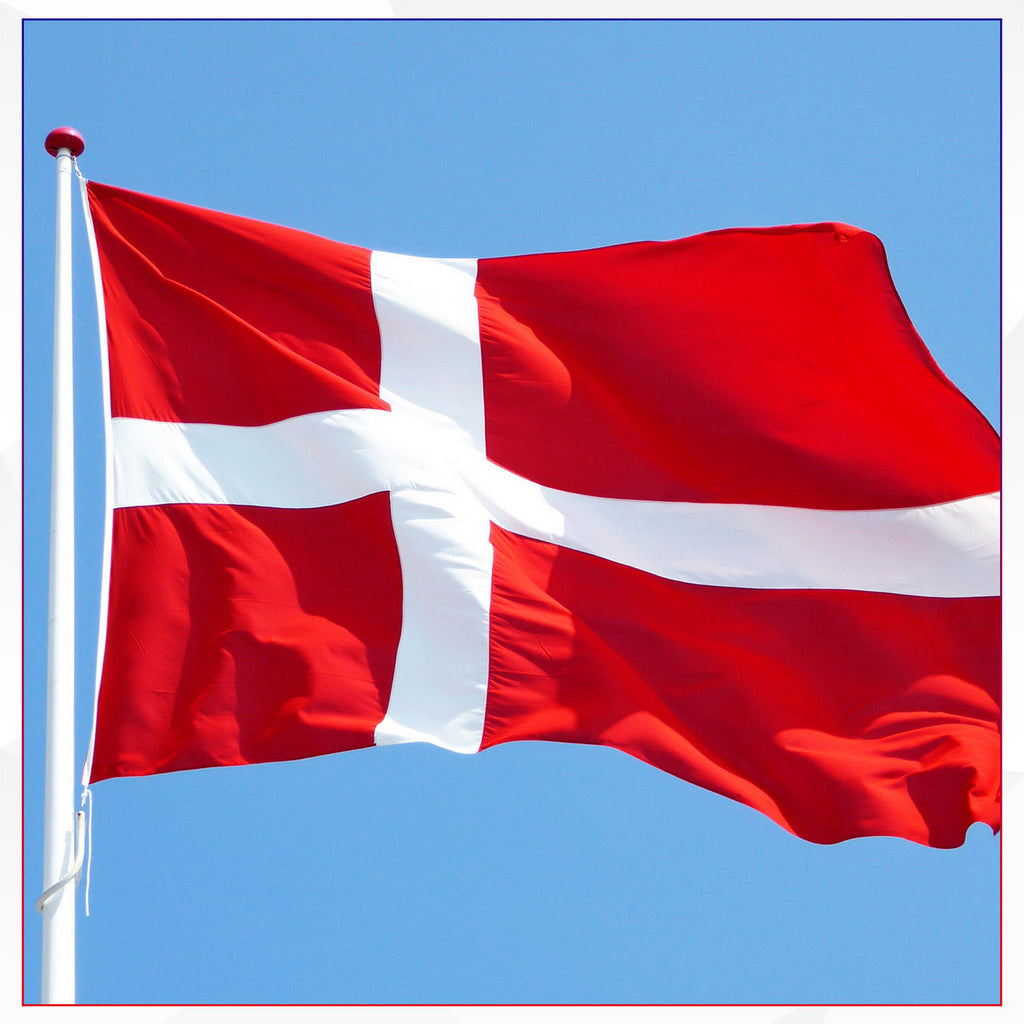 Denmark Flag - 5ftx3ft