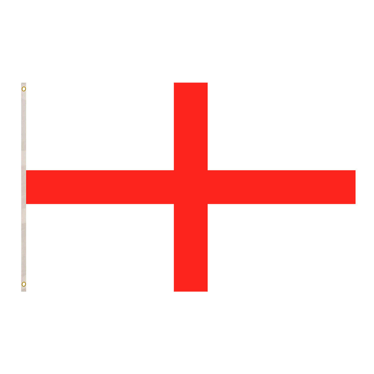 England Flag with Eyelets - 5ft x 3ft
