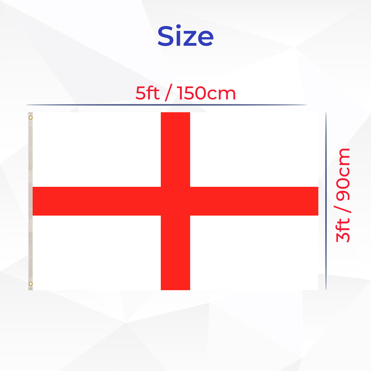 England Flag 5ft x 3ft