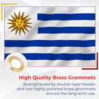Uruguay Flag - 5x3ft